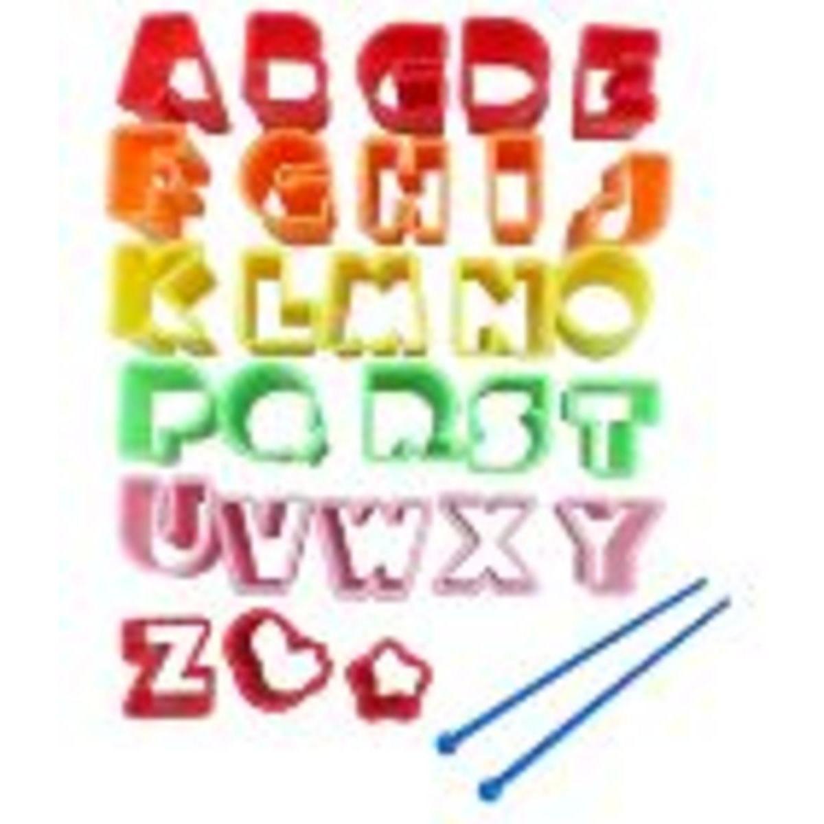 Emporte-pièce alphabet x 27