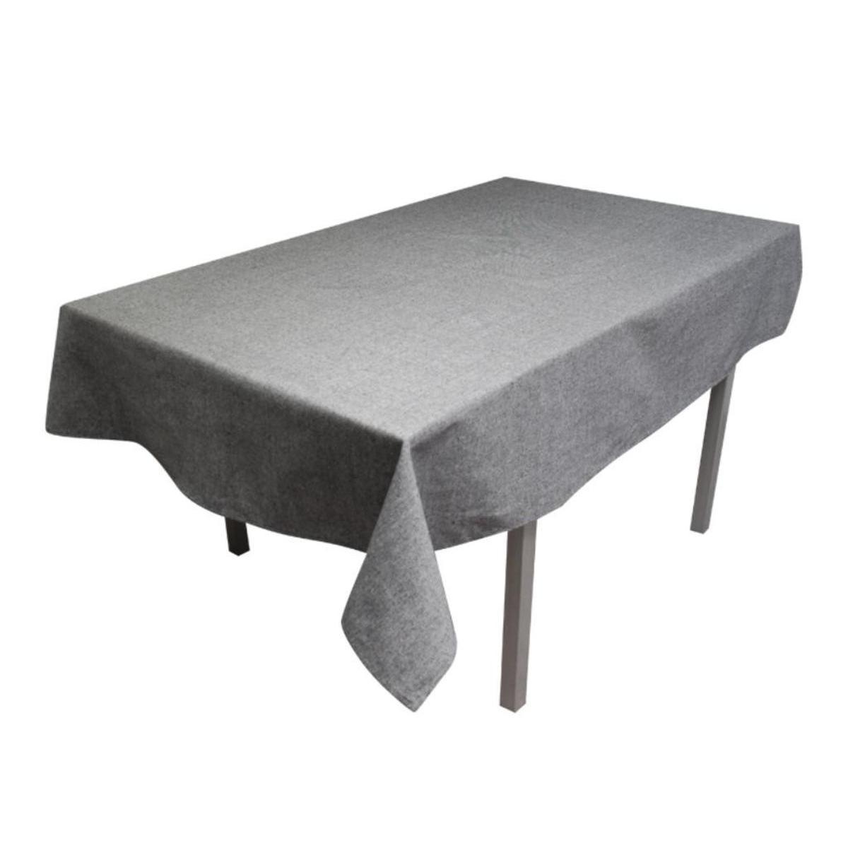 Nappe rectangle - 140 x 240 cm - Jeans gris