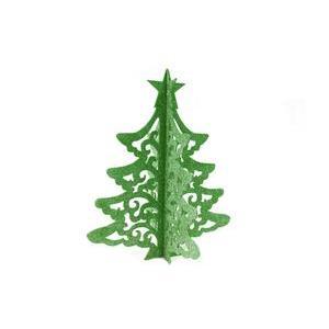 arbre decor de table noel a monter vert sapin