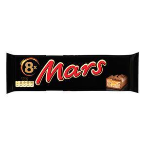 Lot de 8 barres de MARS Snack size - 200 g
