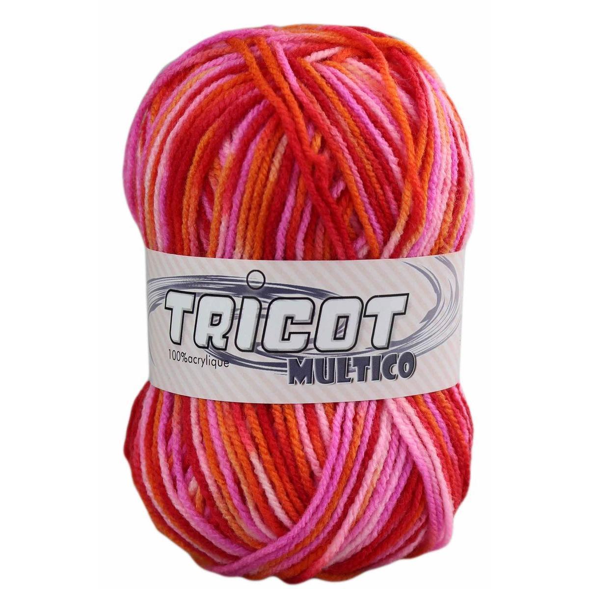 Pelote - 100% acrylique - 50 g - Multicolore