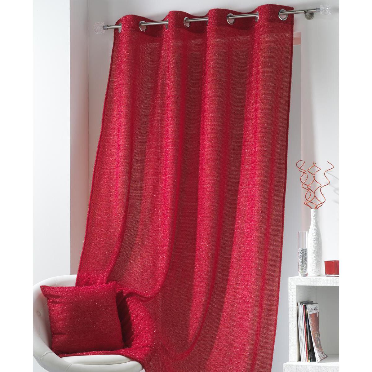 Coussin - 100% polyester - 40 x 40 cm - Rouge