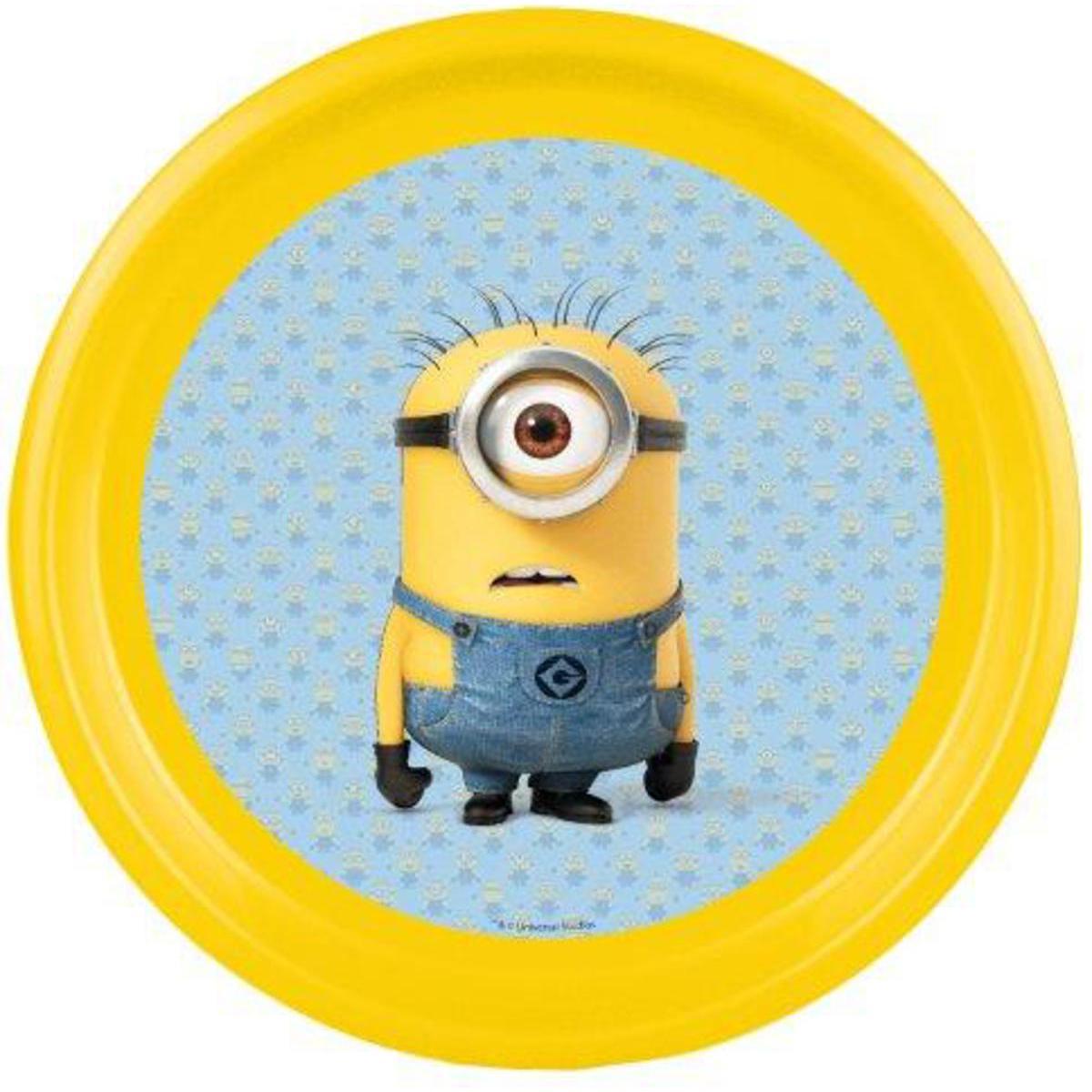 Assiette Minions - Plastique - Ø 21 cm - Multicolore