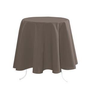 Nappe rectangulaire - 100 % Polyester - 148 x 300 cm - Marron taupe