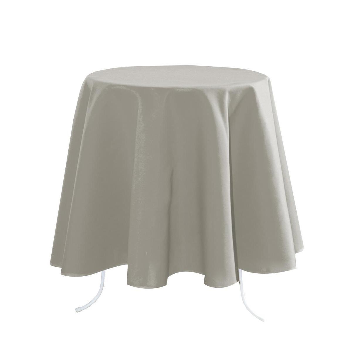 Nappe rectangulaire - 100 % Polyester - 148 x 240 cm - Beige