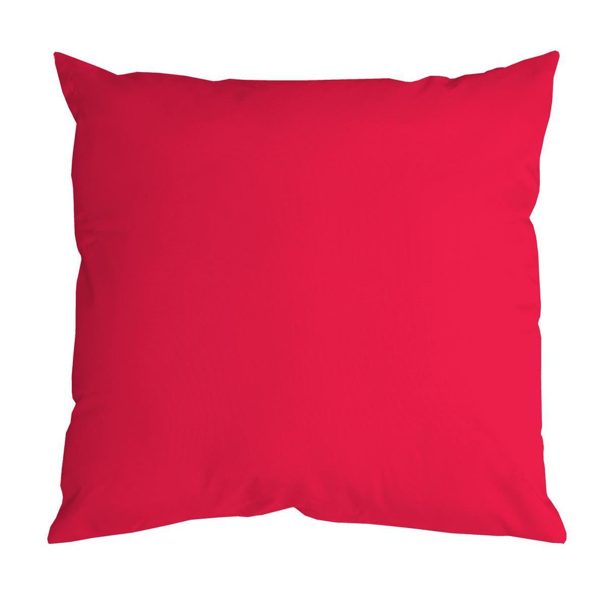 Coussin Nelson - 100 % Polyester - 40 x 40 cm - Rouge