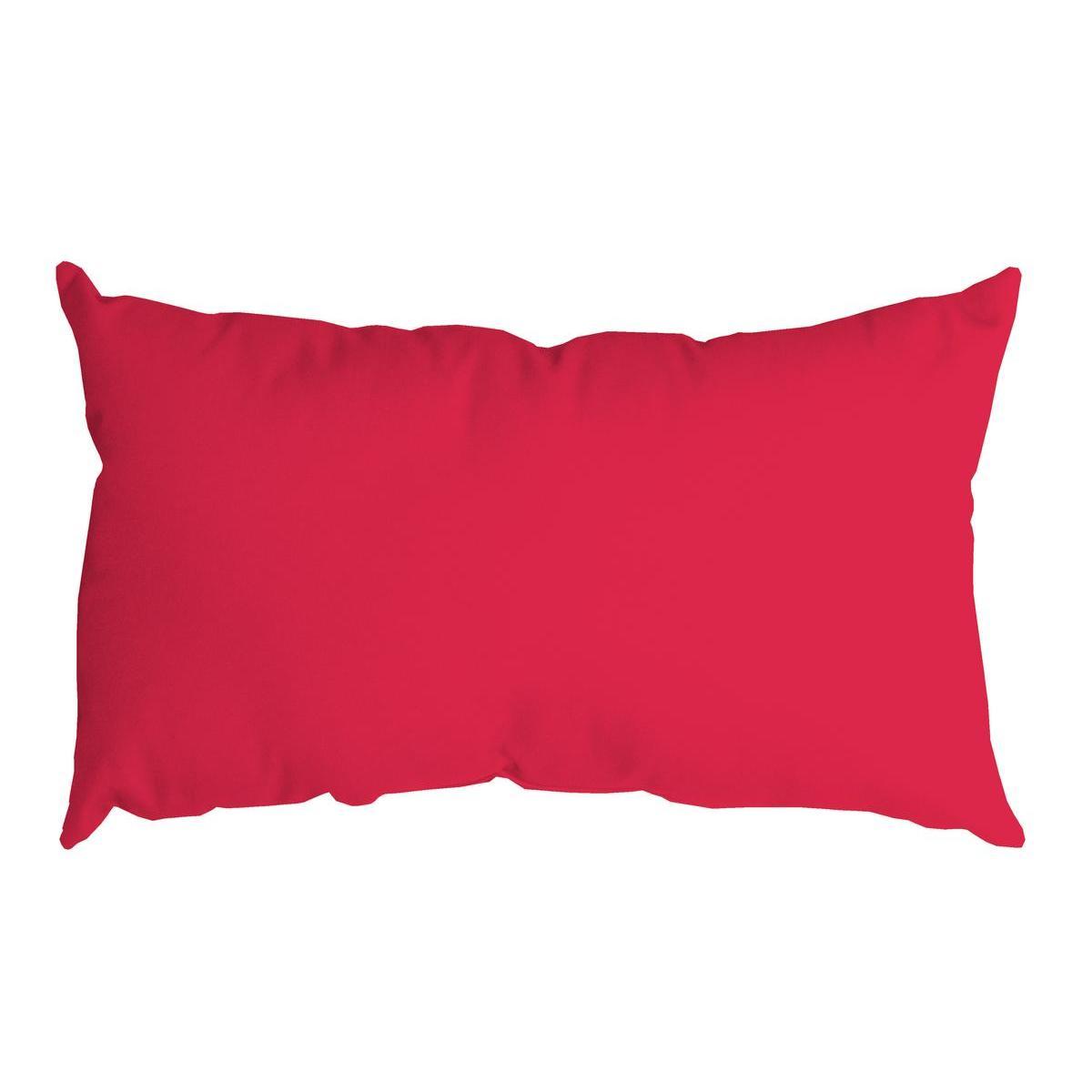 Coussin Nelson - 100 % Polyester - 30 x 50 cm -Rouge