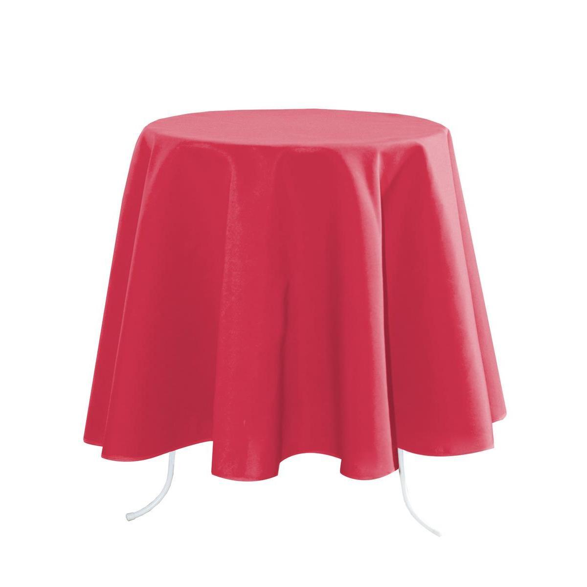 Nappe rectangulaire - 100 % Polyester - 148 x 240 cm - Rouge