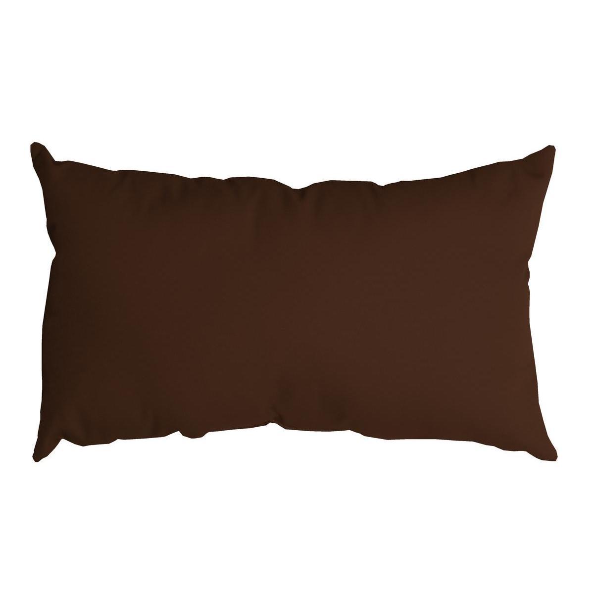 Coussin Nelson - 100 % Polyester - 30 x 50 cm - Marron