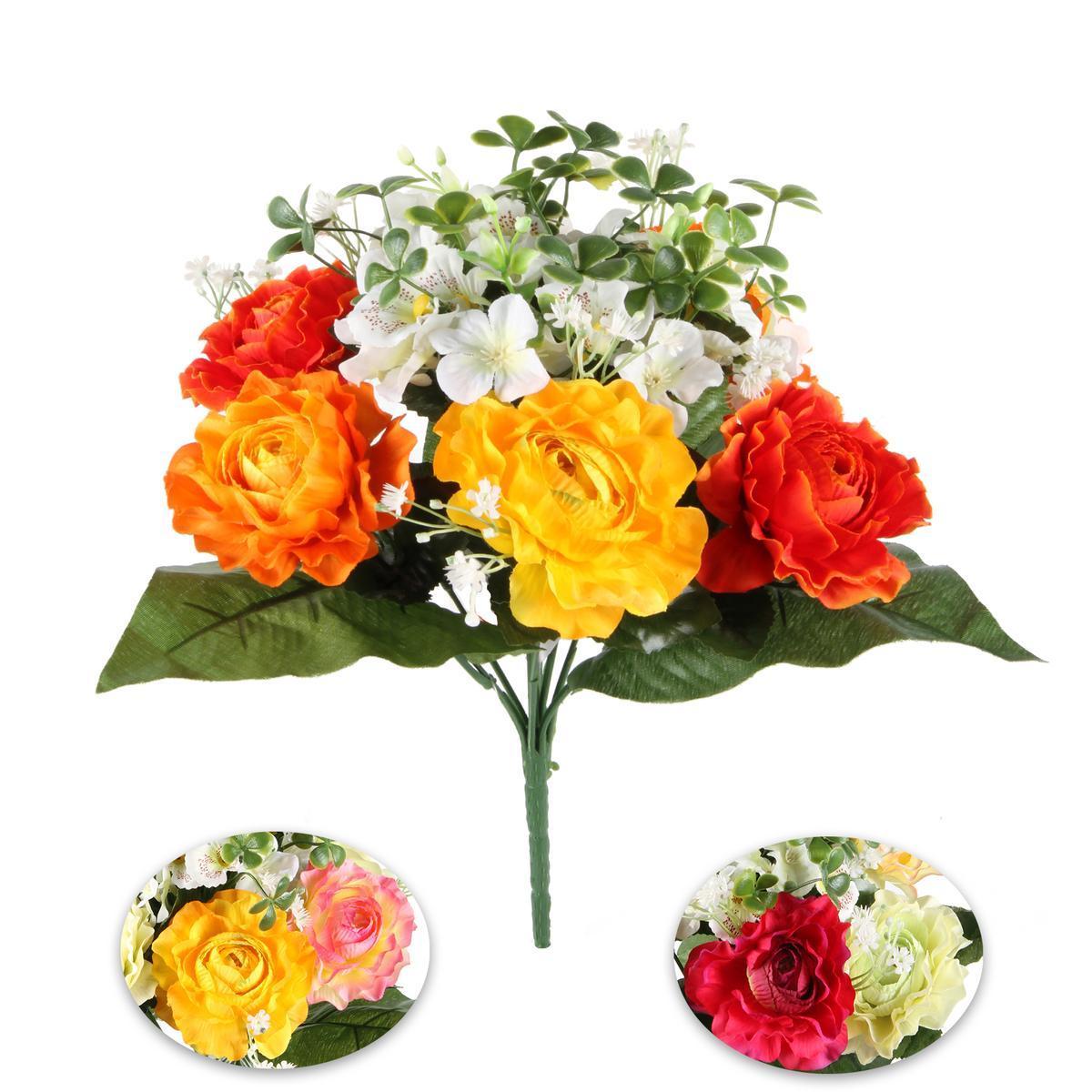 Bouquet de renoncules - H 31 cm