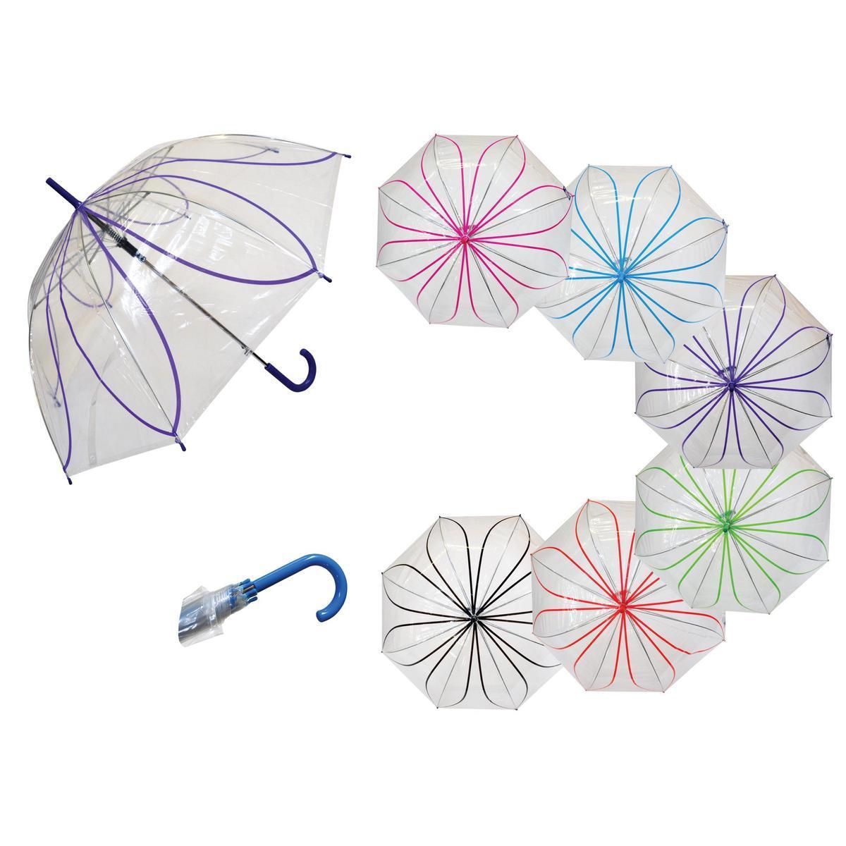 Parapluie - Plastique - Ø 84 cm - Différents coloris