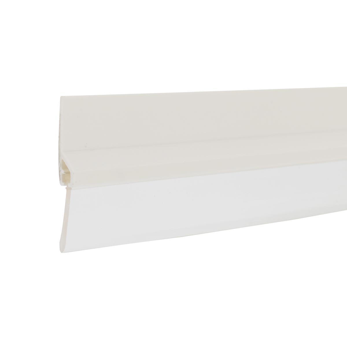 Bas de Porte + PVC - 99 x 0.6 x 2.5 cm - Blanc