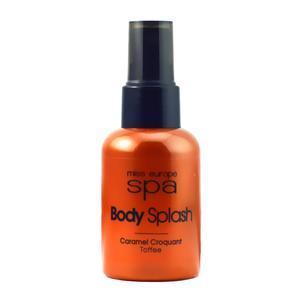 Body Splash - ø 3.8 x H 9.8 cm - Senteur Caramel Croquant - MISS EUROPE SPA