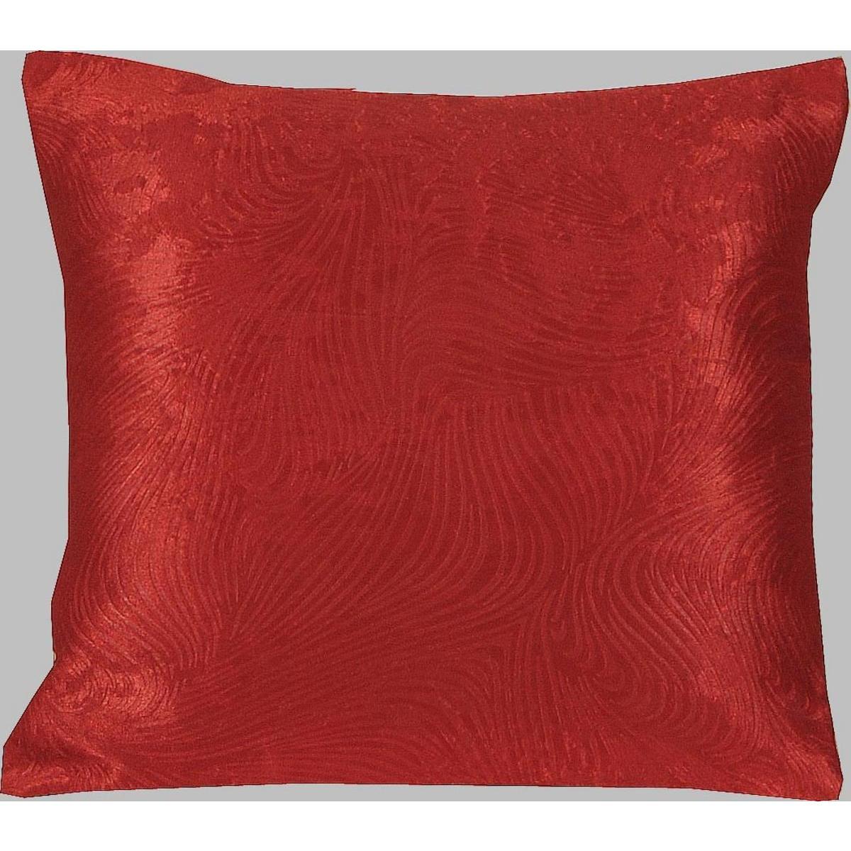 Coussin - 40 x 40 - 100 % Polyestere - Rouge