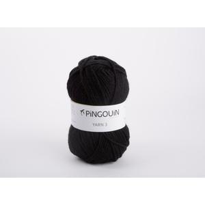 Pelote Pingo Yarn 3 - 90 m - Noir - PINGOUIN