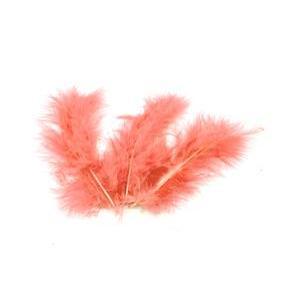 plumes x 20 env 10cm corail