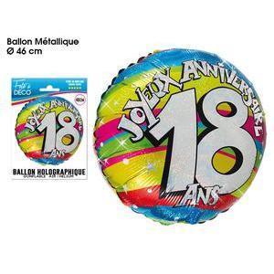 Ballon helium 18 ans