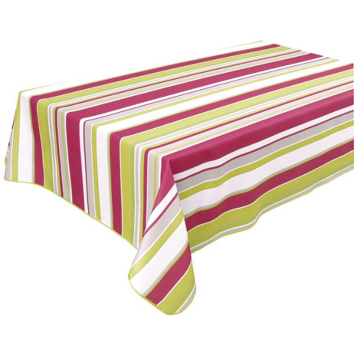 Toile cirée rectangulaire - 100 % Polyester - 145 x 300 cm - Multicolore