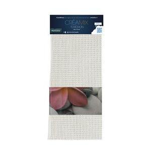 Torchon nid d'abeille - Coton et polyamide - 45 x 70 cm - Gris