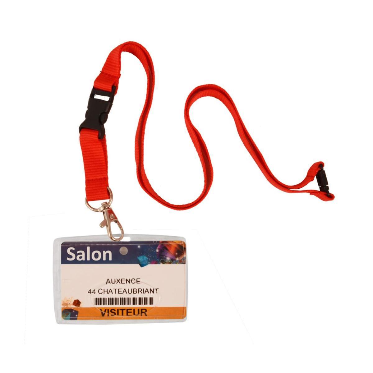 Porte-badge avec cordon - Différents coloris