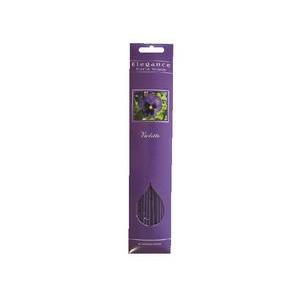 20 bâtons d'encens parfum Violette - 31 x 6,5 cm - Bois écorces - Violet