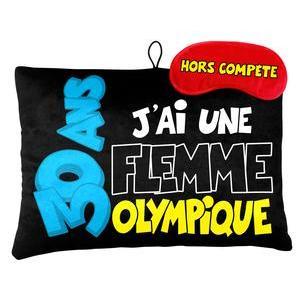 Coussin + masque 30 ans