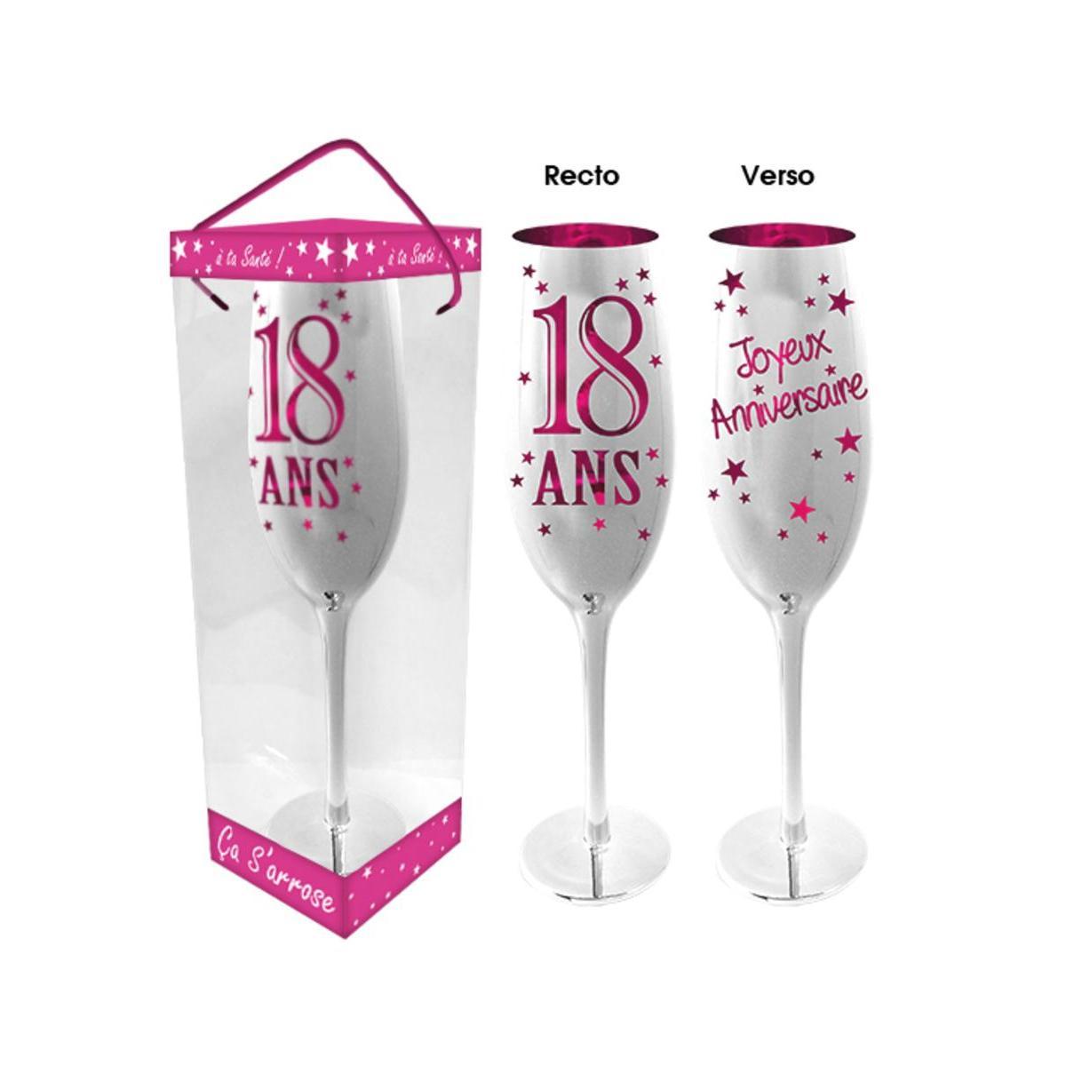 Flûte rose chrome 18 ans