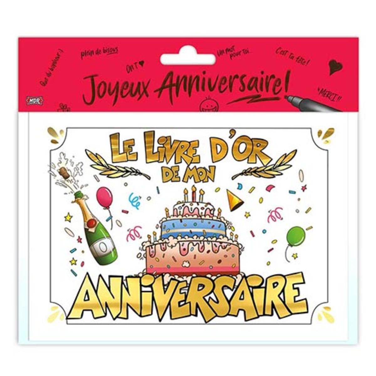 Livre d'or joyeux anniversaire