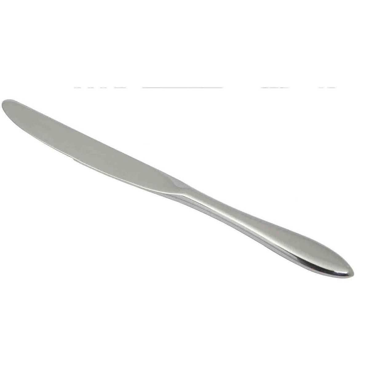 Couteau de table - Inox - 21,9 cm - Gris