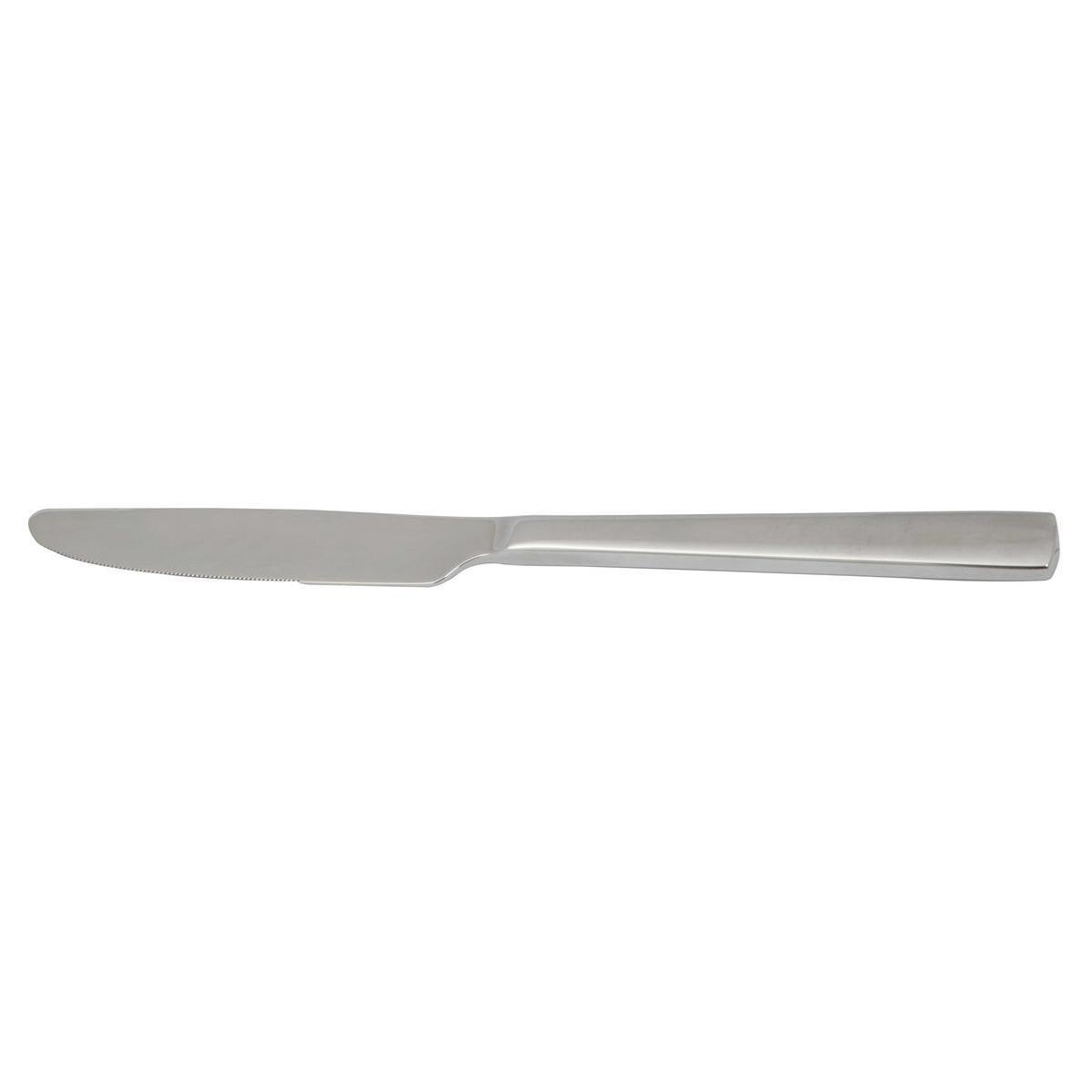 Couteau de table - Inox - 22,6 cm - Gris