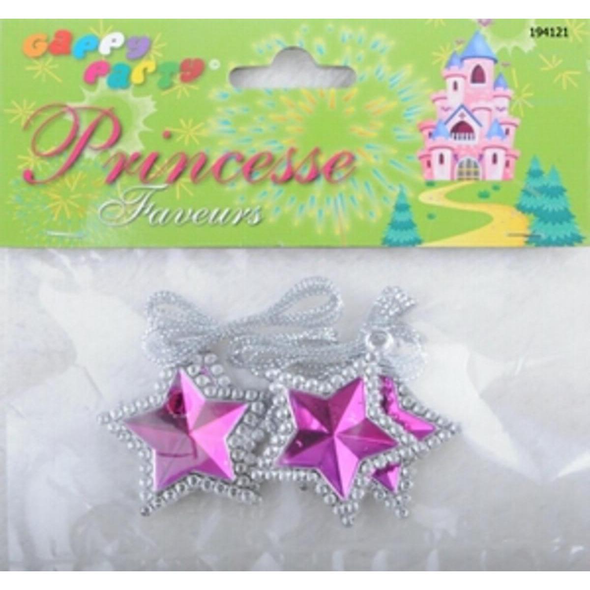 Pendentif étoile x 4 pièces princesse