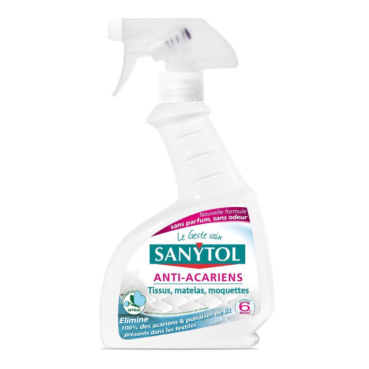 Pistolet nettoyant antiacariens - 300 ml - SANYTOL