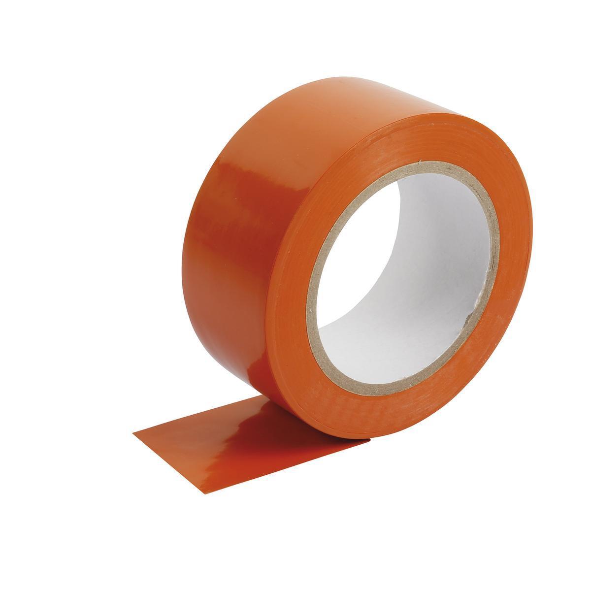 Ruban adhésif PVC isolation pare-vapeur - L 33 m - Orange