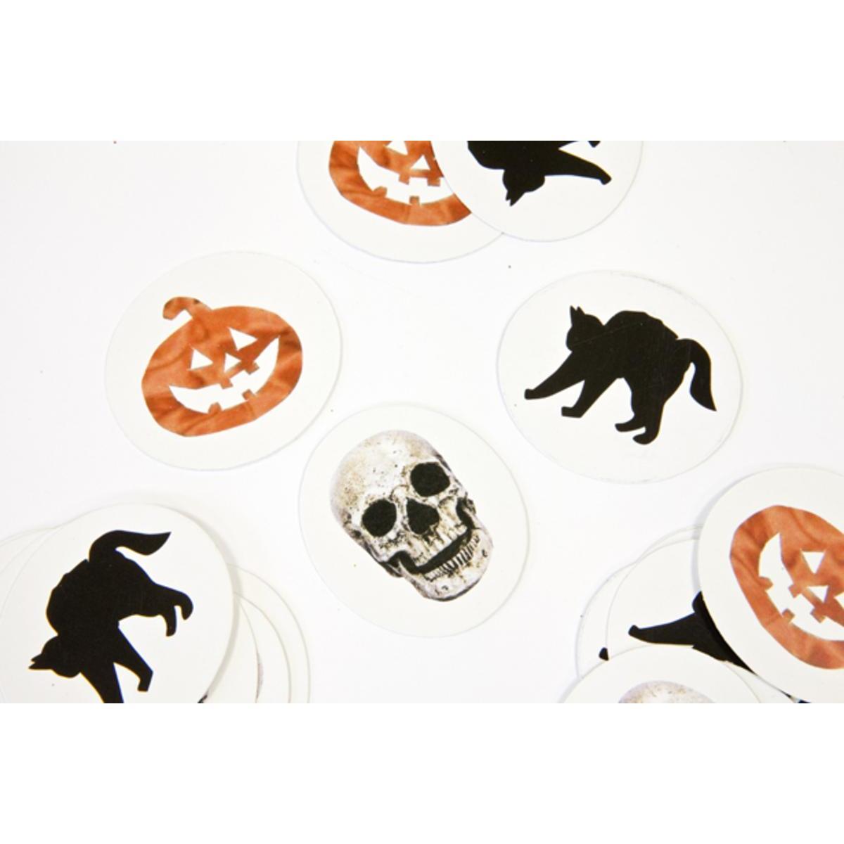 confettis de table papier halloween  (9 grs) traditionnel