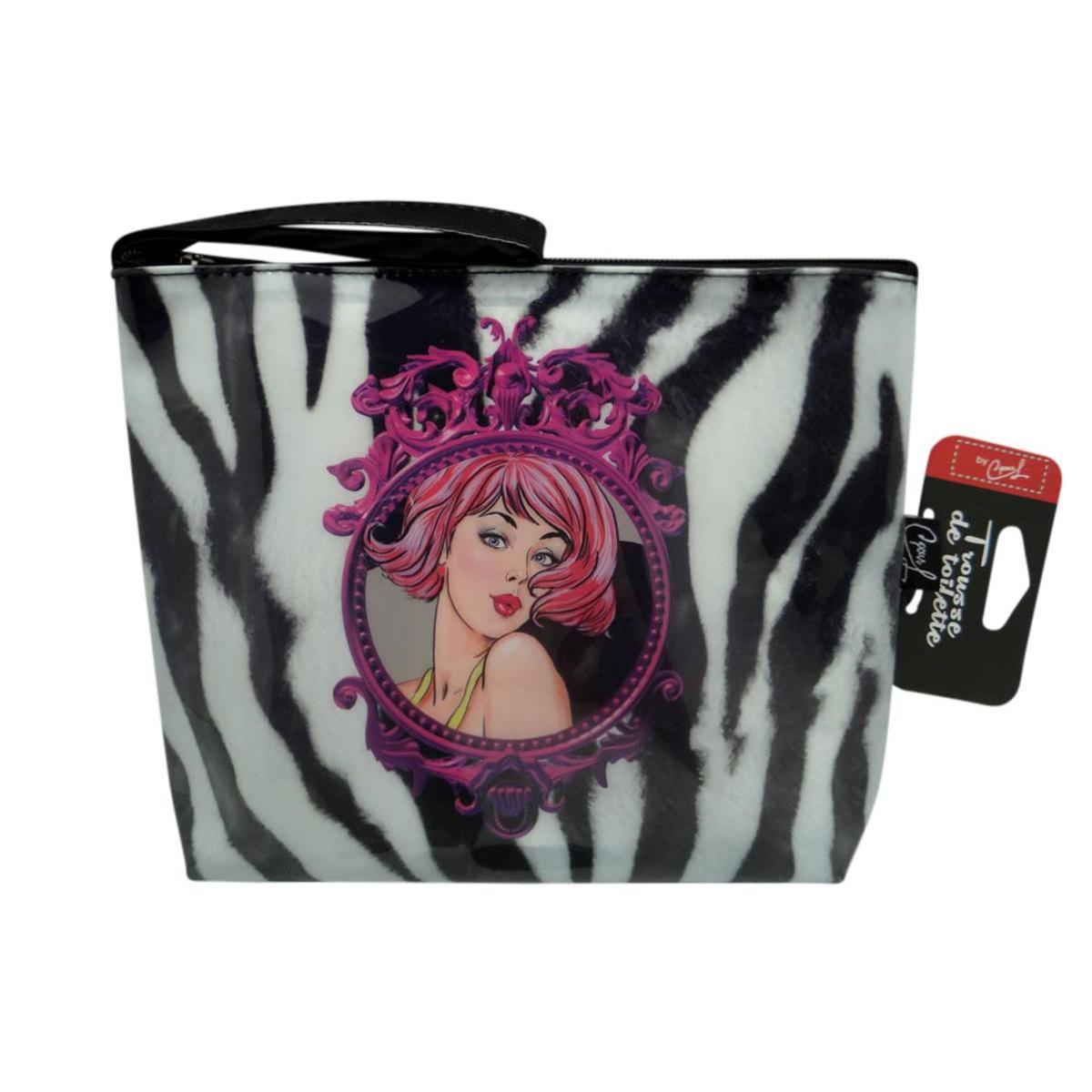 Trousse de toilette - PVC - 26 x 20 x 6 cm - Multicolore