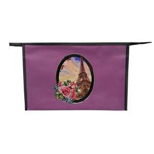 Trousse de toilette - Microfibre et PVC - 31 x 20 x 7,5 cm - Multicolore