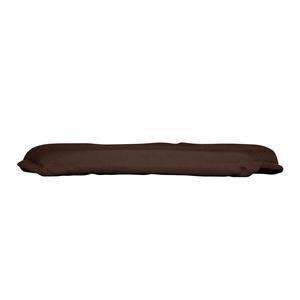 Galette de chaise - 36 x 36 x H 3,5 cm - Marron chocolat