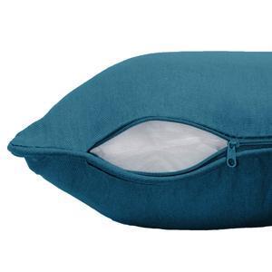 Housse de coussin Panama - 40 x 40 cm - Bleu