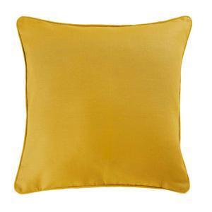 Housse de coussin unie Panama - 40 x 40 cm - Différents modèles - Jaune miel