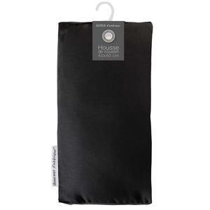 Housse de coussin Panama - 40 x 40 cm - Noir