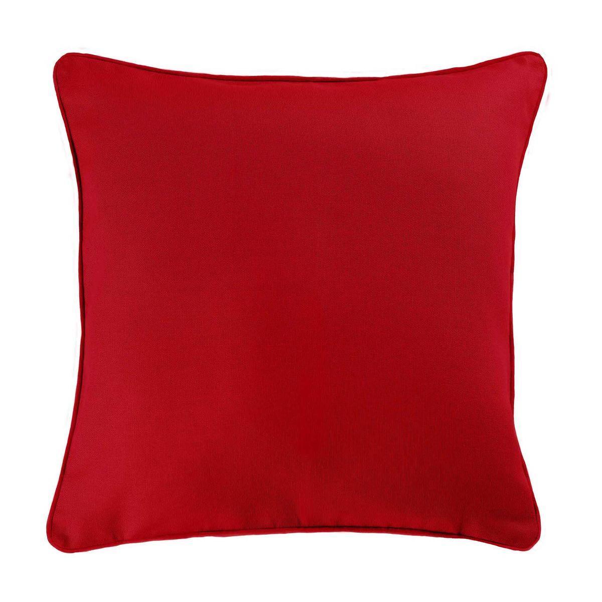 Housse de coussin Panama - 40 x 40 cm - Rouge