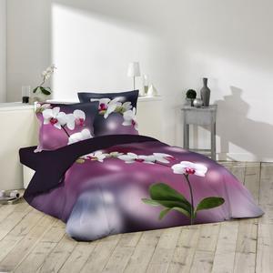 Parure de lit 2 personnes Orchidées - 260 x 240 cm
