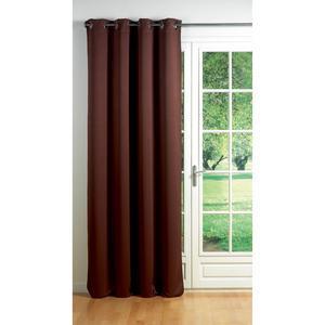 Rideau occultant à œillets Cocoon - 140 x H 260 cm - Marron