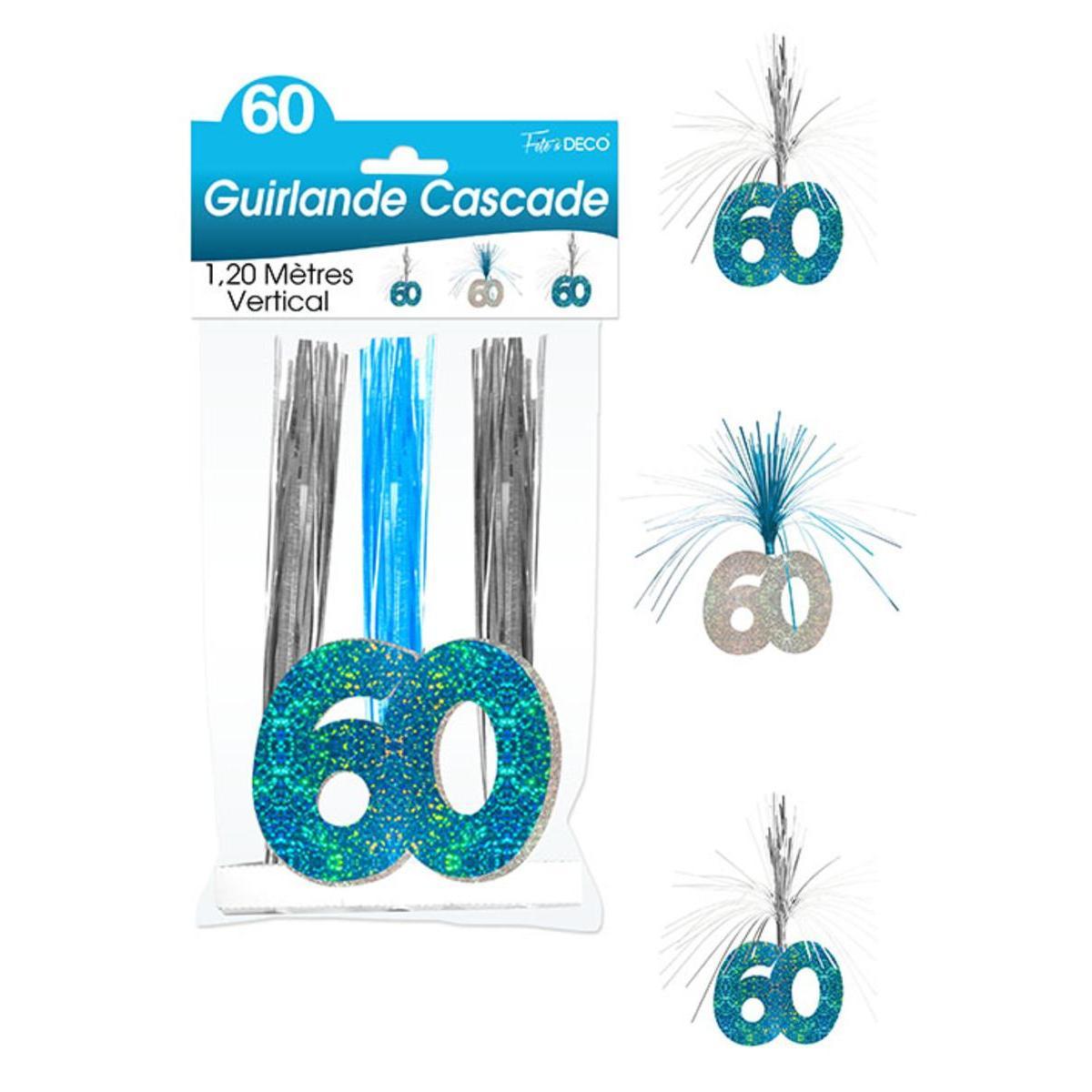 Guirlande Cascade 60 ans hologramme