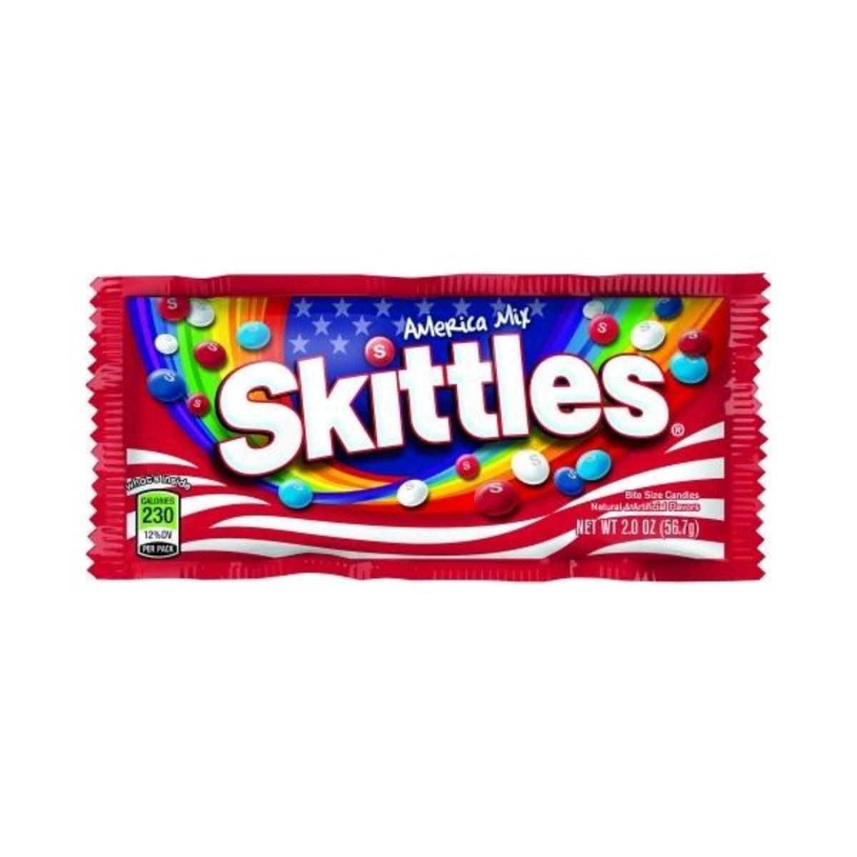 Bonbons Skittles American Mix - 56 g