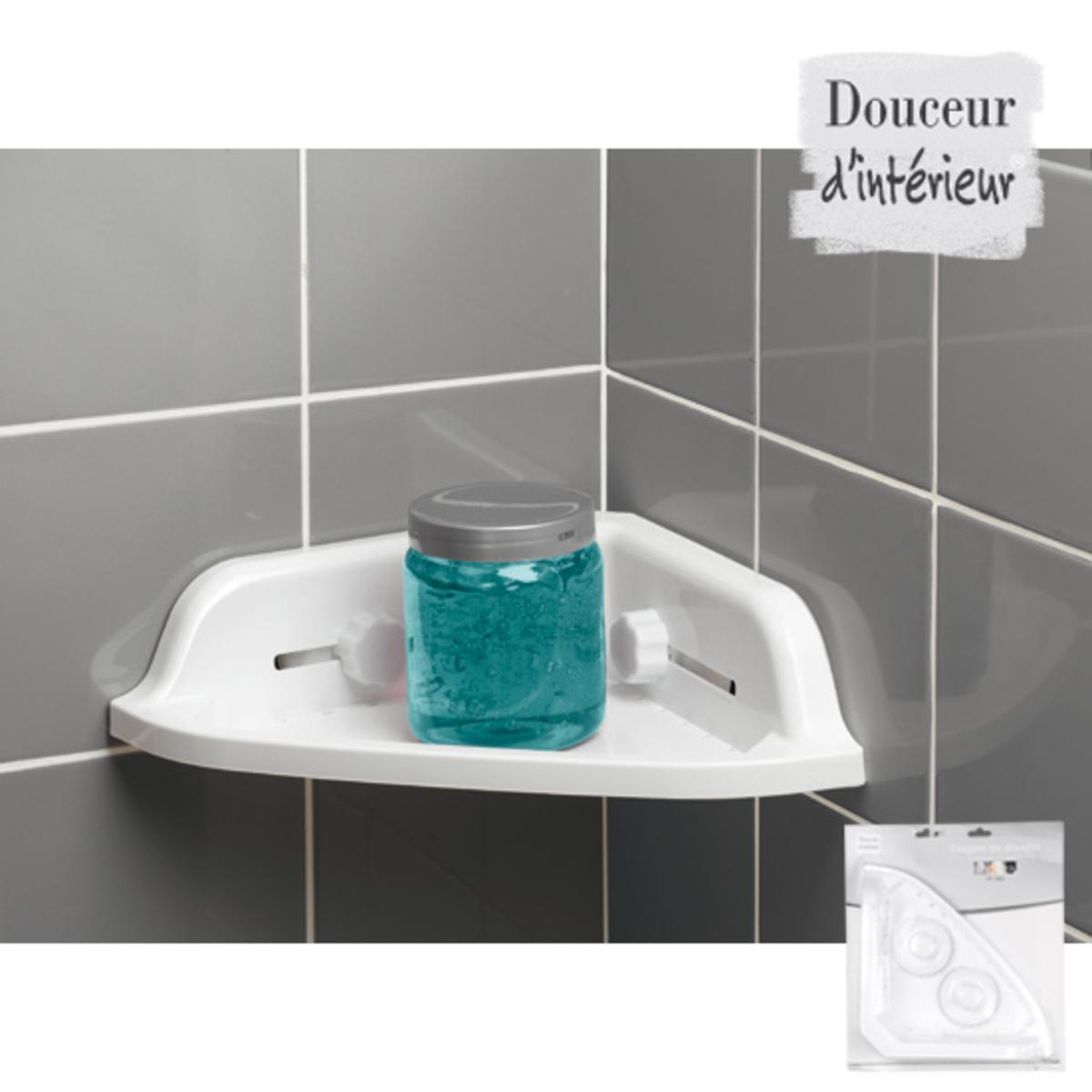 Étagère de douche triangulaire