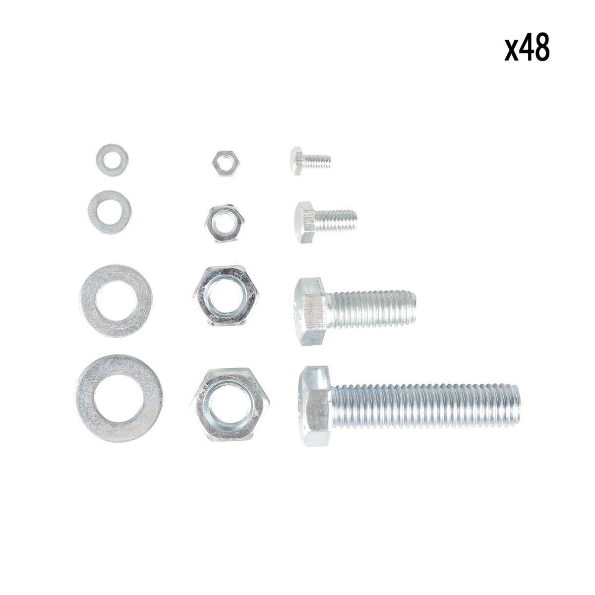 48 boulons + écrous + rondelles