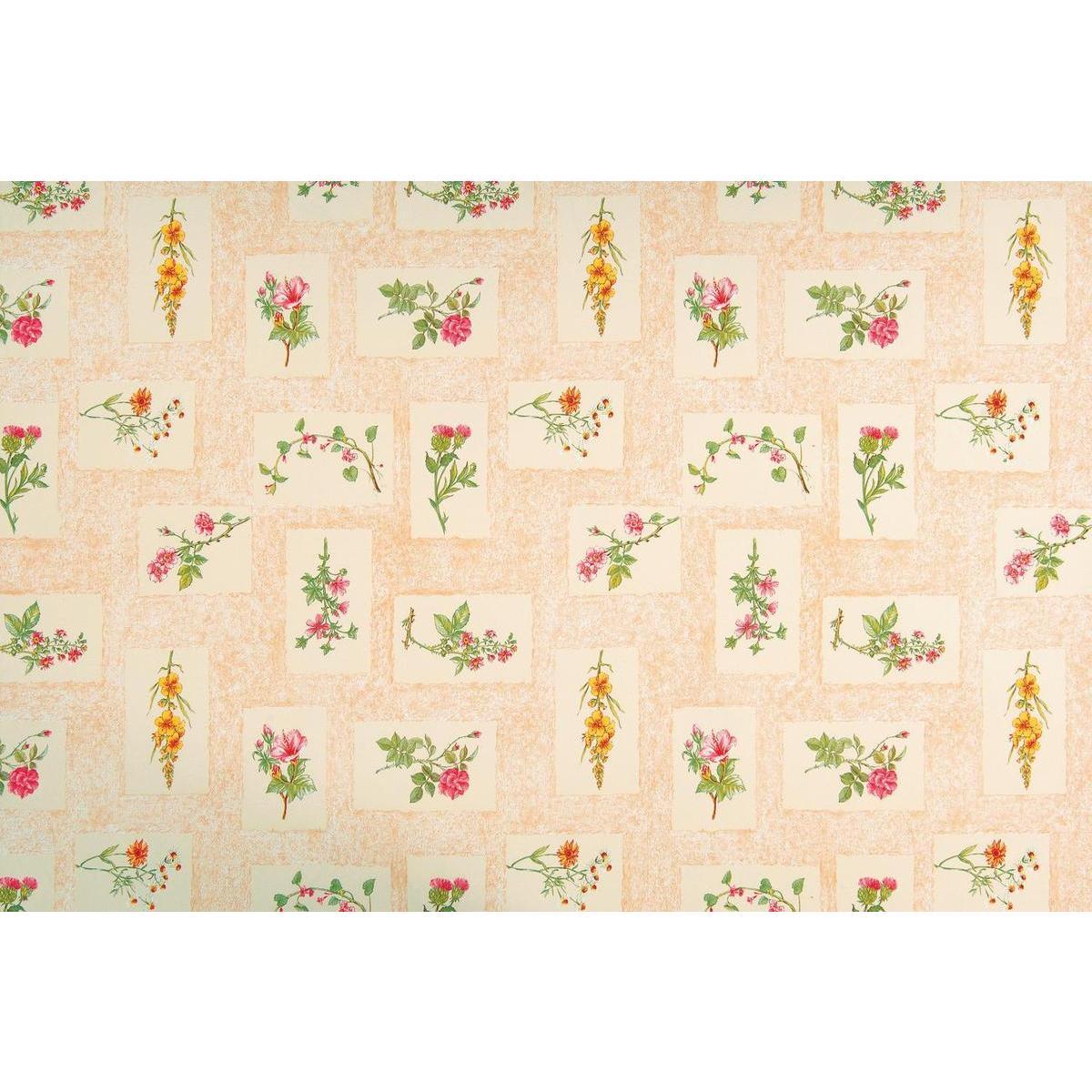 Nappe rectangulaire en toile cirée Herbier - l 180 cm