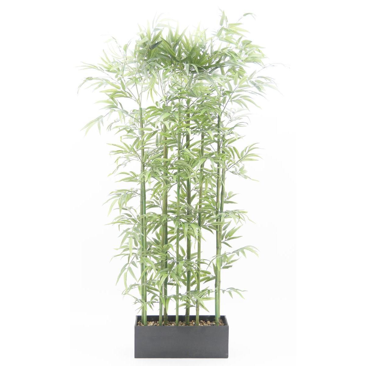 Jardinière de 9 bambous - H 180 cm