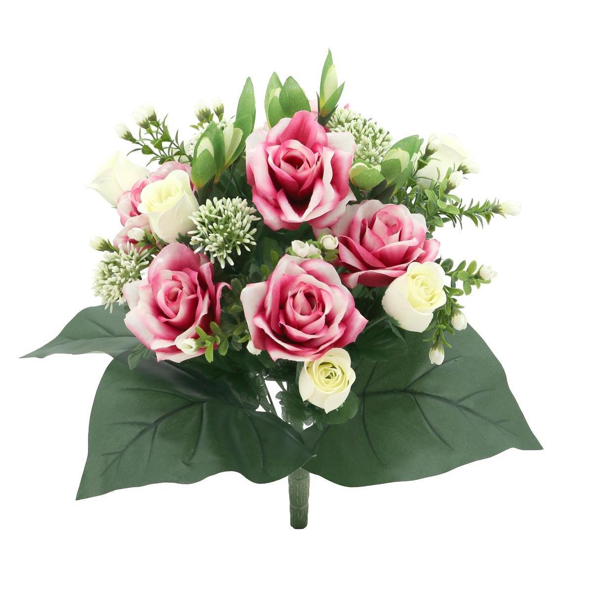 Bouquet de roses - H 46 cm